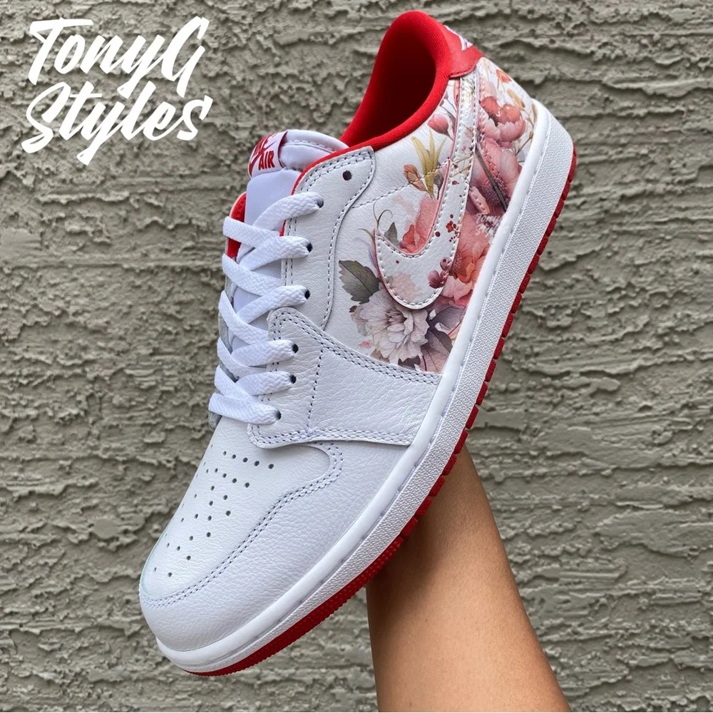 🌺NEW🌸 CUSTOM AIR JORDAN 1 RETRO LOW